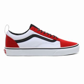 Damske Tenisky Vans OTW Webbing Old Skool Červené/Čierne/Biele VA45APUBM